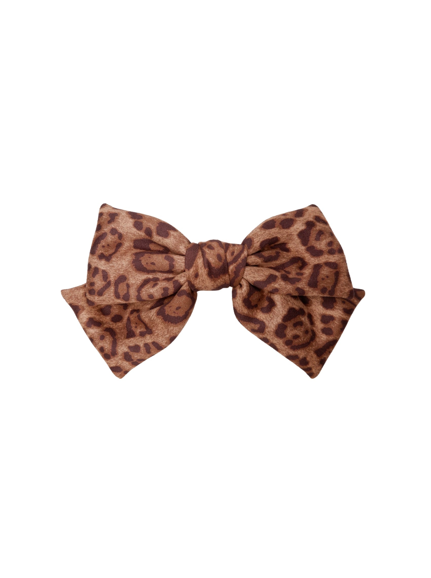 BCZELINDA big bow barette hair clip - Leopard - Black Colour