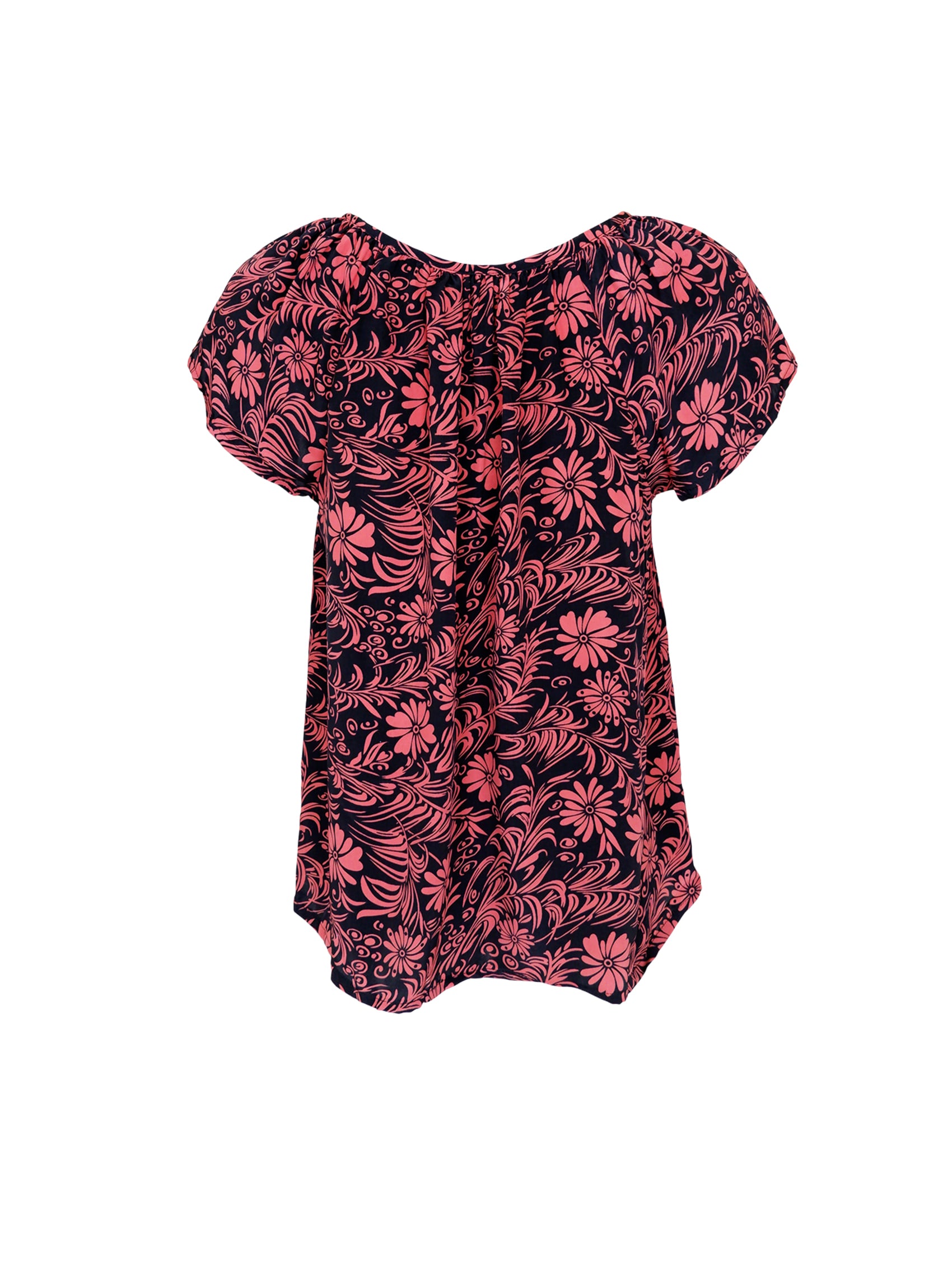 BCLUNA Dana blouse - Midnight Rose - Black Colour