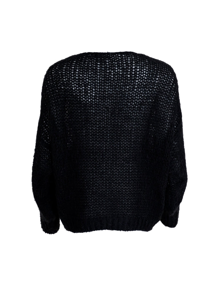 BCSIMONA knitted jumper - Black - Black Colour