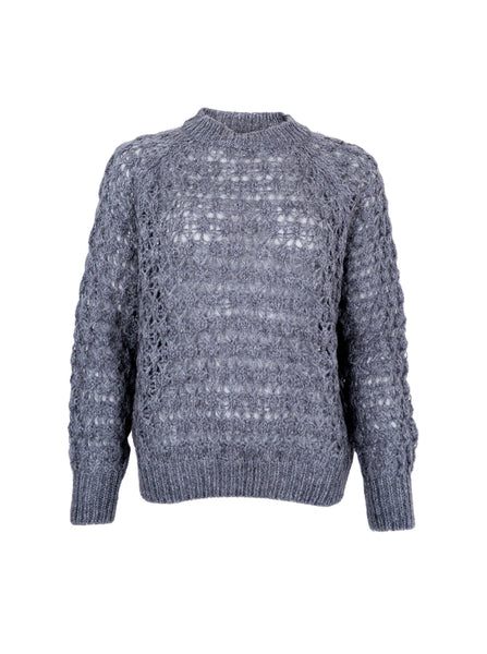 BCTRINITY knit jumper - Grey - Black Colour