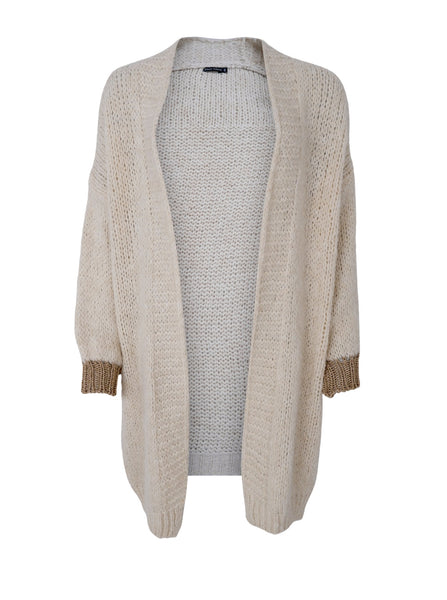 BCLISSIE knit cardigan - Off White - Black Colour