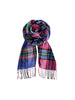 BCNEIL chequered scarf - Blue Pink - Black Colour
