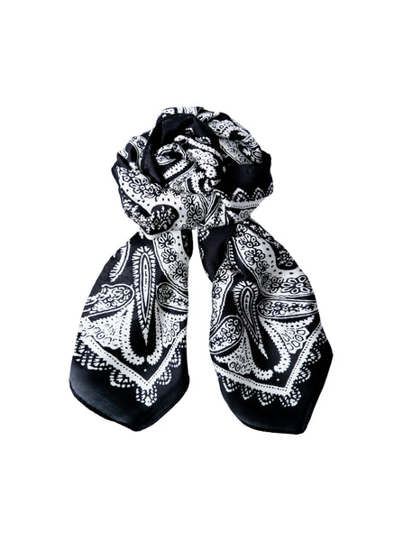 BCKATTY mini scarf - Black - Black Colour