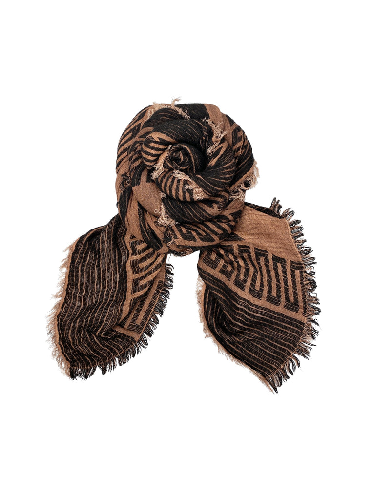 BCTIKKA scarf - Frappe - Black Colour