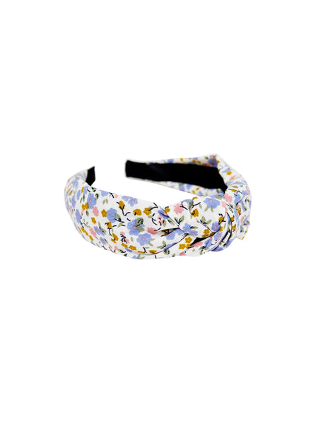 BCMITZY flower headband - White Multi - Black Colour
