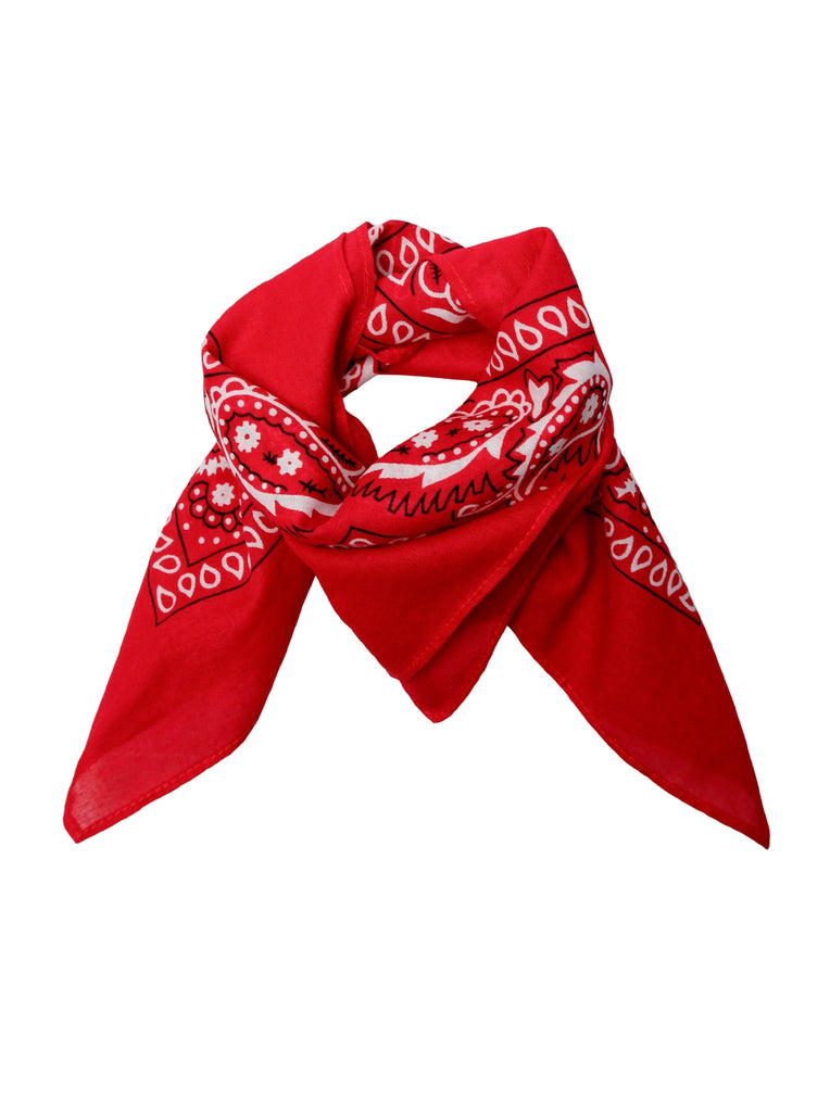 BCFIRA mini scarf - Red - Black Colour