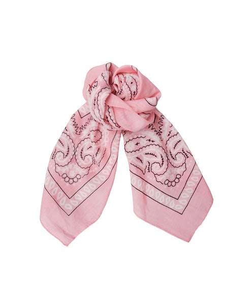 BCWILLA mini scarf - Lt. Pink - Black Colour