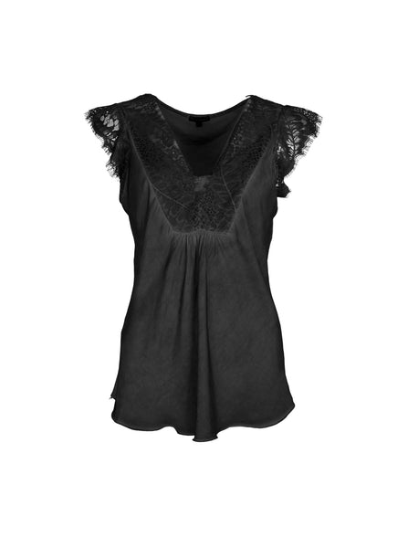 BCBILLY lace top - Black - Black Colour