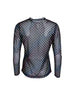 BCFLORENCE mesh blouse - Multi Dot - Black Colour