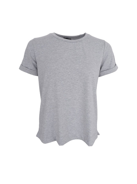 BCMAY SS tee - Lt. Grey - Black Colour