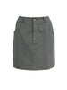 BCNEEL short skirt - Lt. Army - Black Colour