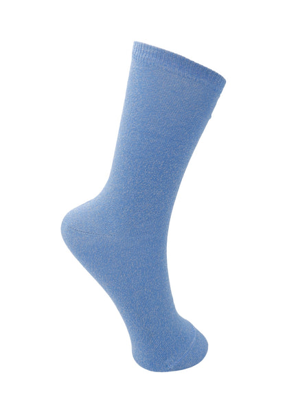 BCLurex sock - Cloud Blue - Black Colour