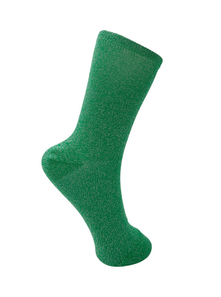 BCLurex sock - Grass - Black Colour