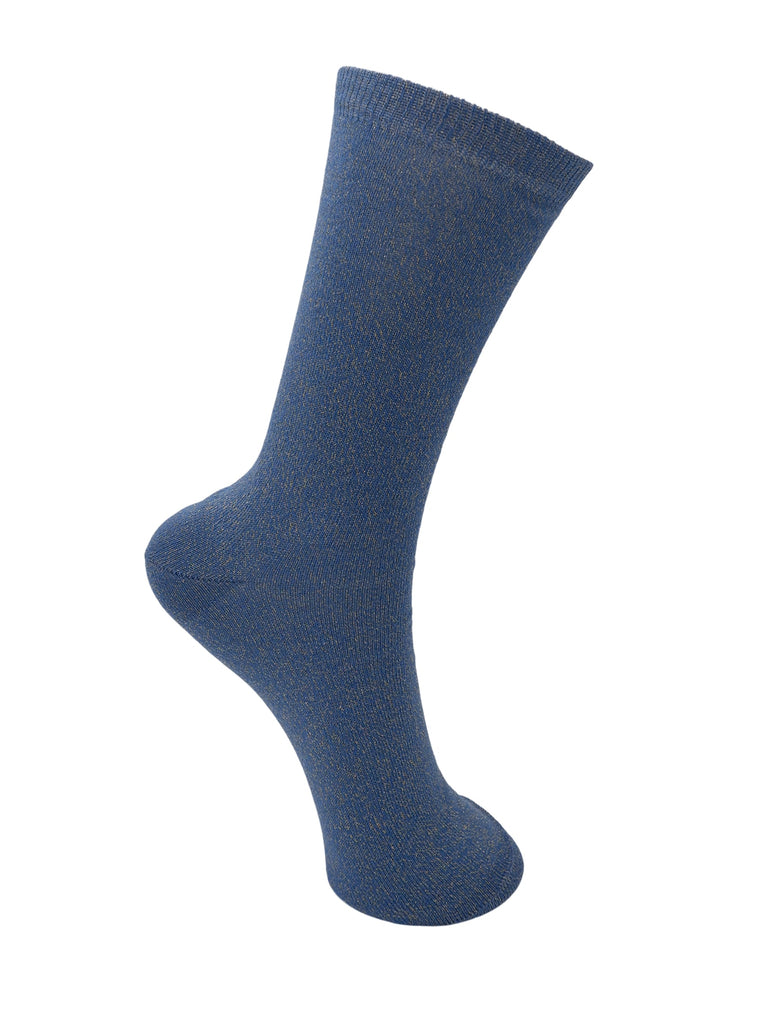 BCLurex sock - Rivera Blue - Black Colour