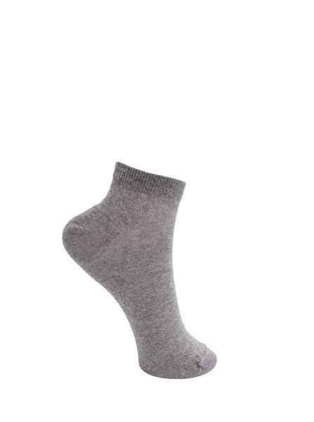 BCAnclet glitter sock - Grey - Black Colour