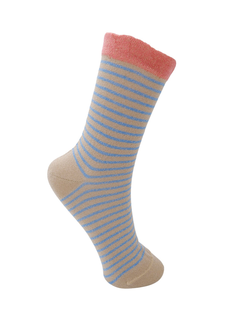 BCFLASH stripe sock - Gold - Black Colour