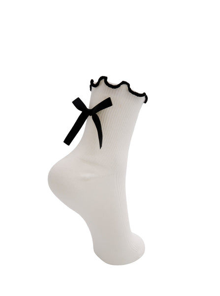 BCBASSIE sock - White - Black Colour