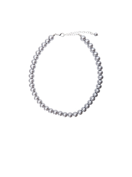 BCHATTIE necklace - Grey - Black Colour