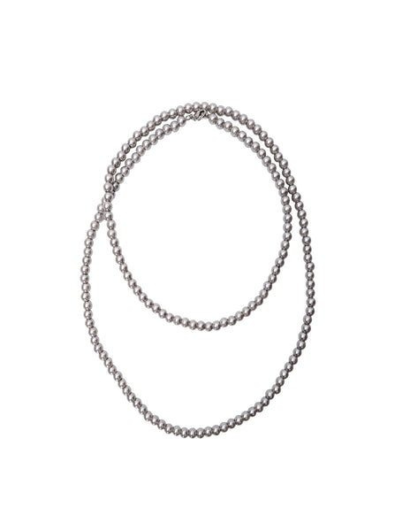 BCWINSLEY long necklace - Grey - Black Colour