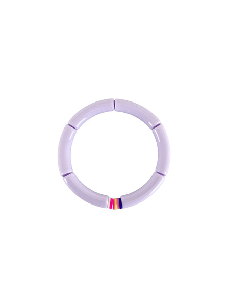 BCMANDY tube bracelet - Lavender - Black Colour