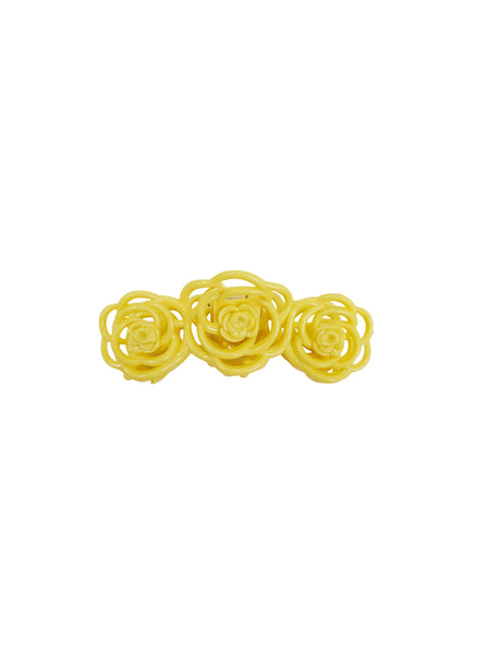 BCCALISTA glossy hair claw - Yellow - Black Colour