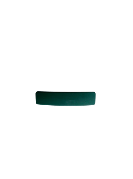 BCANTHEA matt barette hair clip - Green - Black Colour