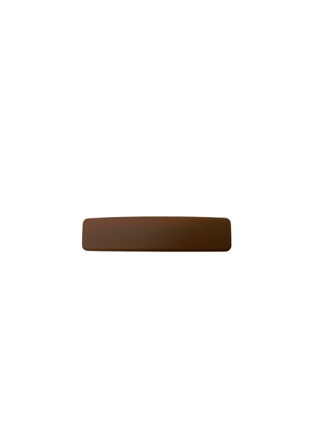 BCANTHEA matt barette hair clip - Brown - Black Colour