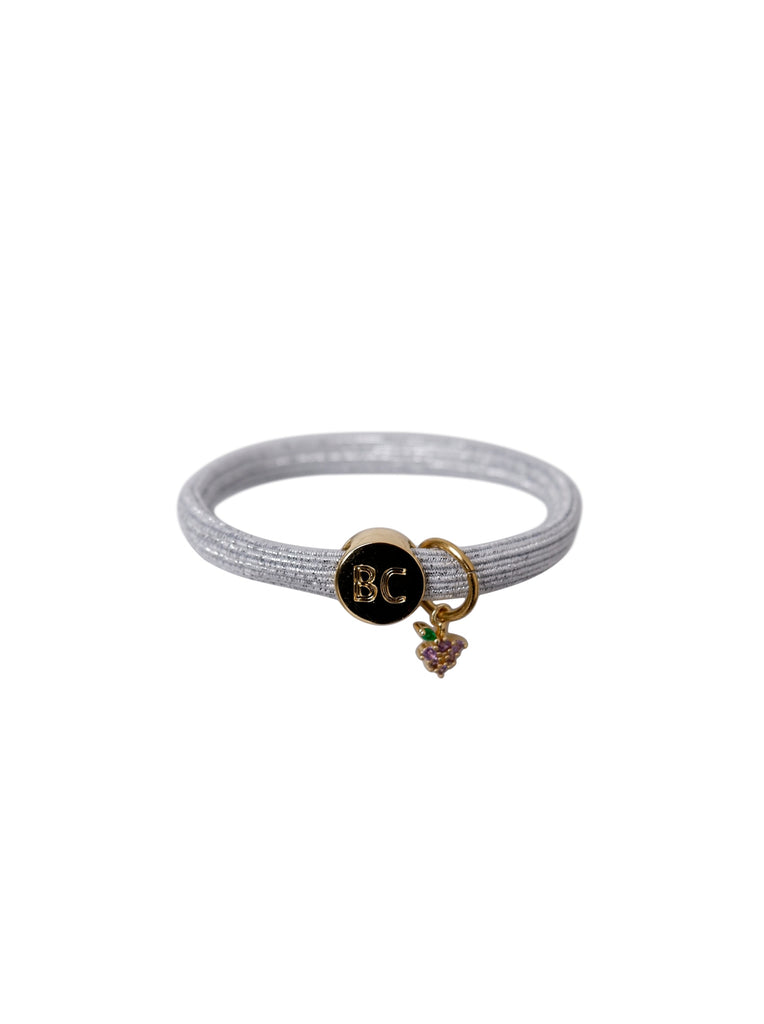 BCPoppy 2-in-1 elastic band gold - Silver Glitter - Black Colour
