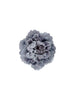 BCJULITA 2-in-1 brooch pin flower - Lt. Blue - Black Colour