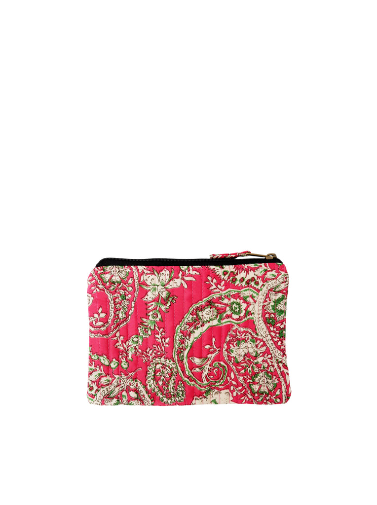 BCLUNA cosmetic pouch - Teaberry Red - Black Colour