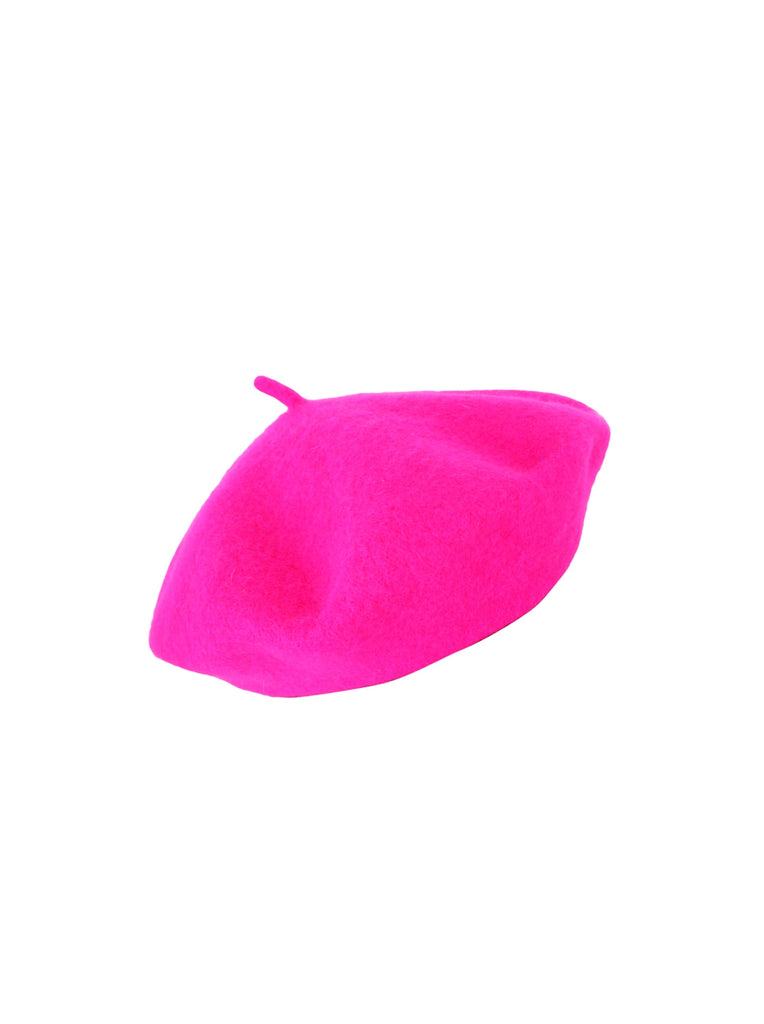 BCALVA barret hat - Pink - Black Colour