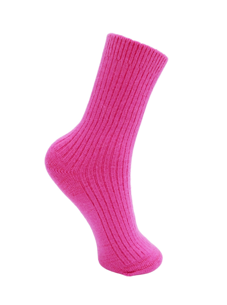 BCRONJA wool sock - Pink - Black Colour