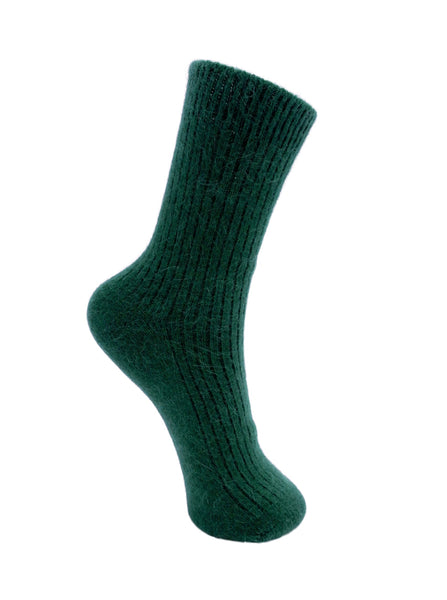BCRONJA wool sock - Dark Green - Black Colour