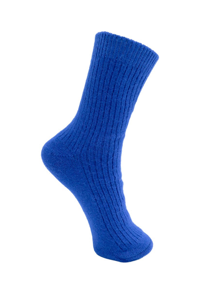 BCRONJA wool sock - Ocean Blue - Black Colour