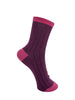 BCLAKE glitter socks - Pink - Black Colour