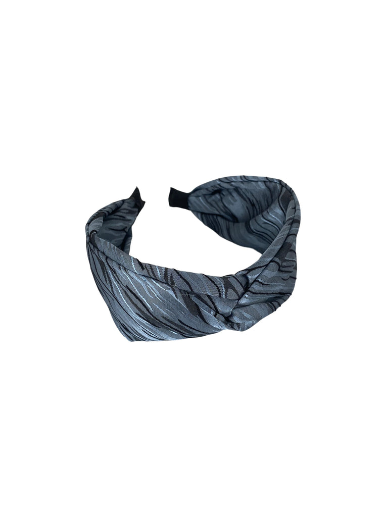 BCPORSHA shiny headband - Blue - Black Colour