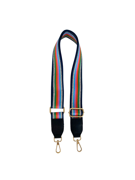 BCHAVANNAH lurex stripe bagstrap - Navy - Black Colour
