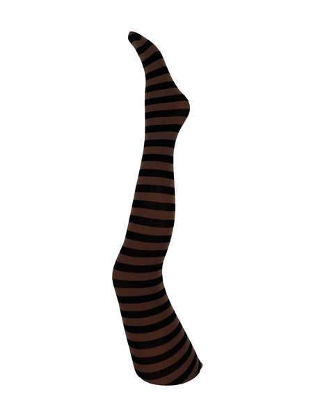 BCRIGA striped tight - Brown Stripe - Black Colour